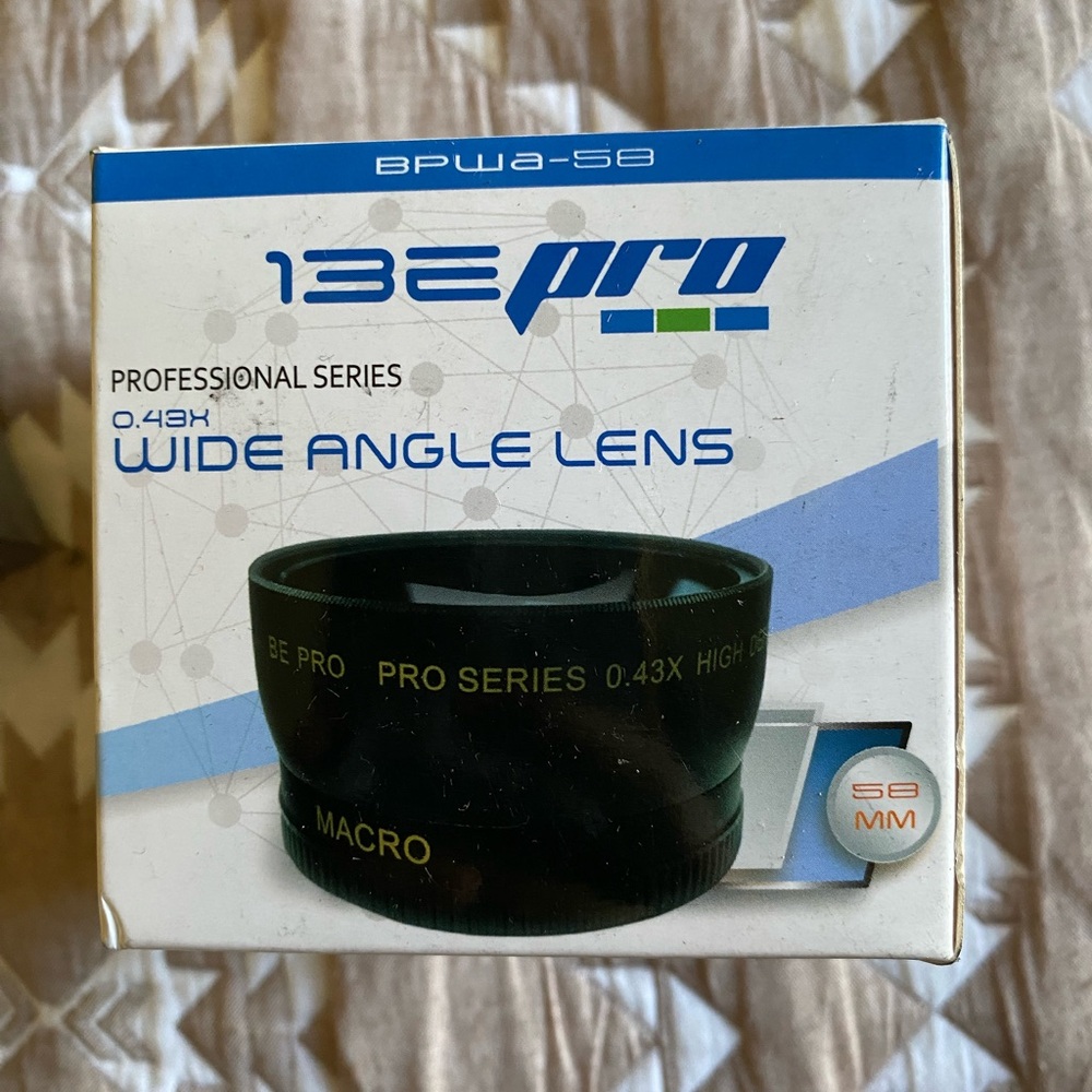 Wide Angle Lens and accessories for cannon